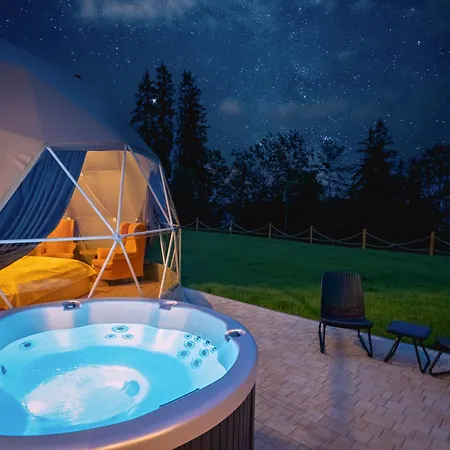 Diamond Glamp & Jacuzzi Luxury tent