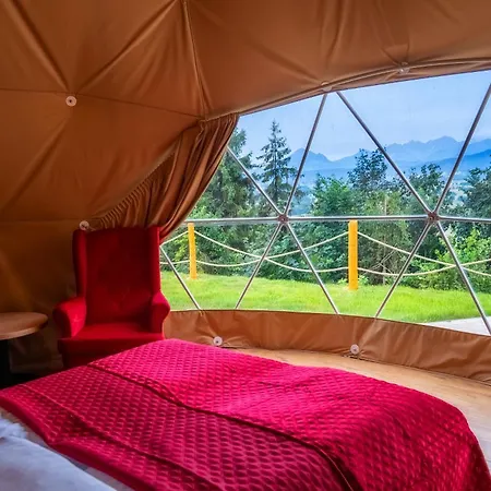 Luxury tent Diamond Glamp & Jacuzzi Zakopane