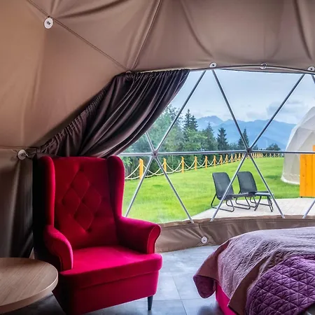 Розкішний намет Diamond Glamp & Jacuzzi Закопане
